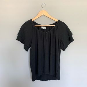 Madewell Texture & Thread Tiered-Sleeve Top